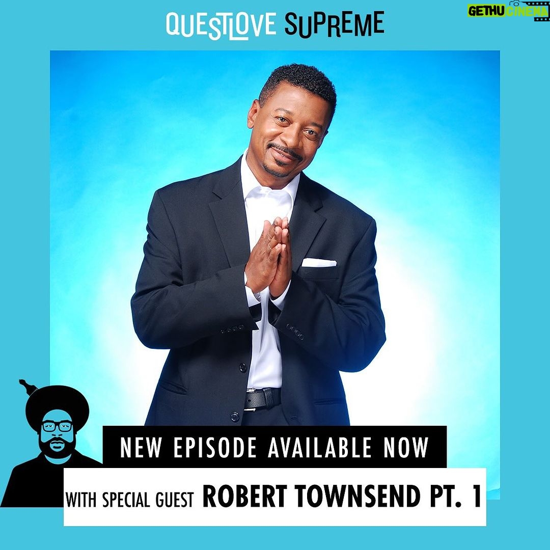 Questlove Instagram - I’m known for hyperbolic statements, so I’ll try to take it down a trillion. I know I say “a special @QLS” all the time. But for me personally? In my head I’ve know that we did amazing near perfect episodes -The Jimmy Jam 3parter -The (unhinged) Family Stand episode -The Greg Phillinganes ep -the drunken Gina Rodriguez Christmas ep -The Revolution ep w Wendy/Lisa/Suzannah/Bobby/Andre/Matt & Alan was special -the Desus & Mero jawn woulda been illegal if y’all understood our “inside baseball” madness -& especially the Mathew Knowles ep hit hard I mean I love them all! I get to nerd out on people professionally——BUT! imma go on record (lemme just add @skyetownsend & @robinthede’s name already cause I know she finna “YOU ARE WELCOME” all over the place)——but I will say: NO episode hit me in my feelings more than this #RobertTownsend episode THIS is prolly the most exemplary episode of awesomeness If you don’t know this gentleman? You should. He is TOO legendary. I mean I THOUGHT I knew @iamroberttownsend Man LISTEN. I keep this platform alive because I can’t teach at NYU anymore——but this?! Man I wish I had a platform like this when I was first starting out at 16 full of self doubt & no manual on how to climb this mountain. THIS is the best @QLS episode. I said it. Enjoy. #QuestloveSupreme