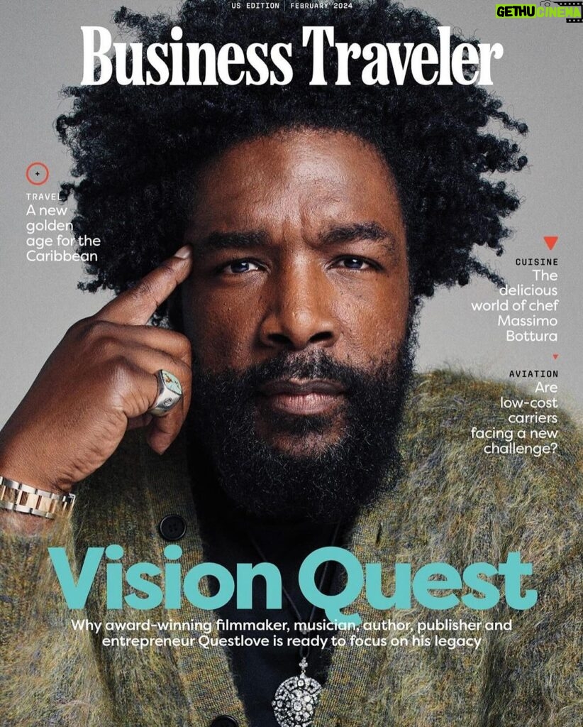 Questlove Instagram - Thank you @businesstravelerusa & @foodeducationfund #Repost @questlovesfood ・・・ “I always imagined if I gave back to somebody, I want to give back to an ideal imaginary version of Ahmir, whoever he or she is.” it’s an honor to be on the cover of the February 2024 issue of @businesstravelerusa. Thank you, L’Oreal Thompson Payton (@ltinthecity), for allowing me to share my passion for the culinary arts and equity in education. After all, it’s what led me to create this platform and join the board of @foodeducationfund – a New York City-based nonprofit that prepares high school students for careers in culinary arts, hospitality, and entrepreneurship, and most recently, to co-found the Future of Food Entrepreneurship Program (@fofprogram). With @fofprogram, I’m able to do exactly as I’ve always hoped – to give back to a past version of me – with our four-week summer program, which provides high school students from historically disenfranchised communities with insight and opportunity into the emerging food and agriculture tech industries. @businesstravelerusa Feb 2024 issue, out TODAY, but support @fofprogram and @foodeducationfund any day, any time. Head to my stories for more!