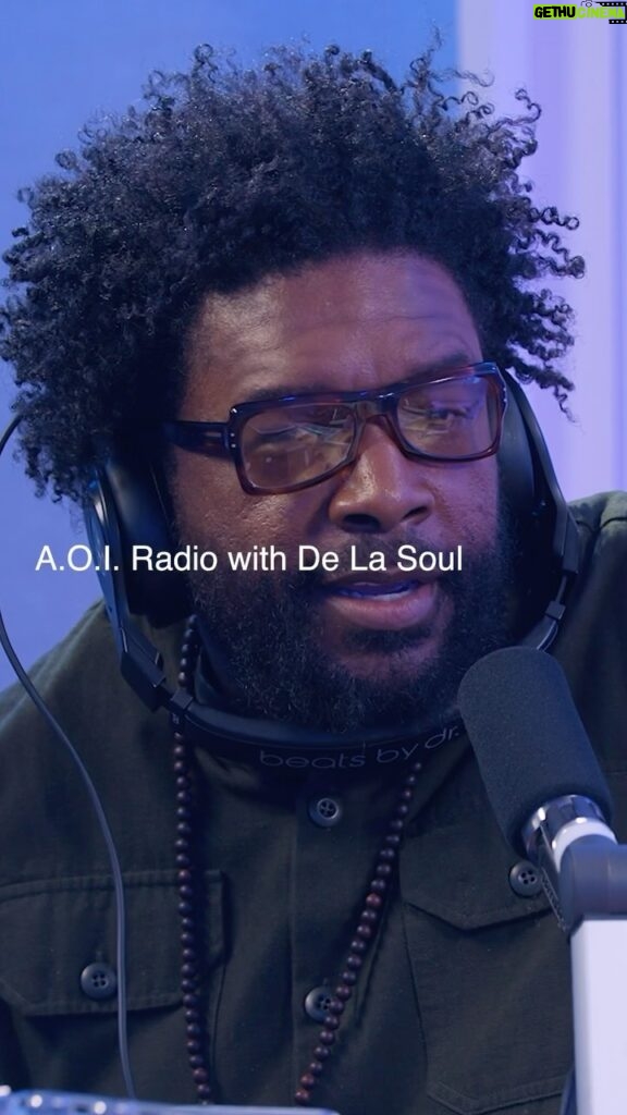 Questlove Instagram - “When the Stakes is High…” AOI Radio: Episode 2 “The Soulquarians” featuring @Questlove and @Common, now streaming on @applemusic. Link in @wearedelasoul bio. http://apple.co/AOIRadio
