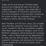 Questlove Instagram - Damn….rip to @pitchfork?