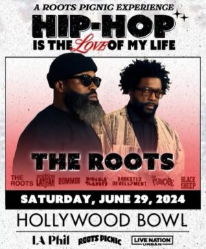 Questlove Instagram - for all the non tri state “WHY WONT YALL BRING THE PICNIC TO US!!!!” crew:

This lineup is so incredible I WANNA BUY TICKETS TO SEE THIS.

After last night’s Grammy Celebration I kept saying “yeah cause it ain’t like we are gonna celebrate the 51st Anniversary so let’s just do it now…”

But then it’s like: WHY NOT CELEBRATE HIP HOP’s 51st & 52nd & so on and so on….?

Who knows…..just maybe this thing might be our lil summertime jawn in your neck of the woods eh?

Hollywood Bowl Presale: Tuesday, December 12 @ 10AM PT
Bandsintown Presale: Tuesday, December 12 @ 10AM PT, Code: LOVE
Presales End: Wednesday, December 13 @ 10PM PT
Public On Sale: Thursday, December 14 @ 10AM PT

Get tix now, you already know it’s gonna be sold out pronto and even if my music idols came back from the next world asking for a +1 imma have to be all “I don’t know what I can do for ya 🤷🏾‍♂️”

This is literally the first announcement some 6 months ahead of time. So ghead…….

Join
@theroots 
@queenlatifah 
@common 
@digableplanets
@arresteddevelopment__ 
#ThePharcyde
@blacksheep_official 

& believe me when I suggest much much more at @hollywoodbowl on June 29th 2024 

Ok—-spread the word! #HipHopISTheLoveOfMyLife