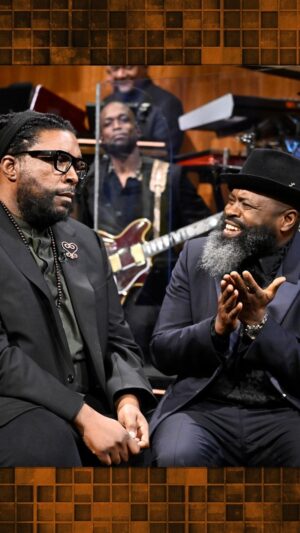 Questlove Instagram - @blackthought and @questlove reenact @loveisblindnetflix’s @chelseadblackwell and @jimmypresnell’s dramatic breakup 😬 #FallonTonight #LoveIsBlind