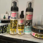 Questlove Instagram - Lol at a photo shoot and my hair protector shows me her collection of @ilovethedoux products——this is not a paid endorsement, I’m just a sucker for puns 🤣🤣🤣😂😂 @jericaedwardshair thx!!