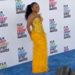 Quinta Brunson Instagram - @filmindependent awards was a delight! Thank you for this award and a great night with friends and peers. Hair: @alexander_armand Mua: @reneeloizmakeup stylist: @bryonjavar Photographer: @tyrenredd Dress: @alietteny