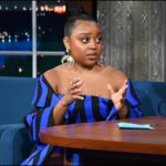 Quinta Brunson Instagram - Philly native @quintab teaches @stephenathome some slang from the City of Brotherly Love. #Colbert #AbbottElementary