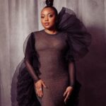 Quinta Brunson Instagram - ✨Critics Choice✨ Stylist: @bryonjavar Dress: @robertwun Shoes: @stuartweitzman Earrings: @amrapalijewels Rings: @worldofreza @graziela Hair: @alexander_armand Makeup: @reneeloizmakeup Nails: @customtnails1 Photographer: @tyrenredd