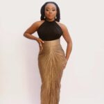 Quinta Brunson Instagram - WIF honors ✨ Hair: @alexander_armand Mua: @reneeloizmakeup Stylist: @bryonjavar Dress: @marialuciahohan24 Jewelry: @levian_jewelry Photographer: @mr_dadams