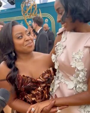 Quinta Brunson Instagram - Some Emmy moments :)