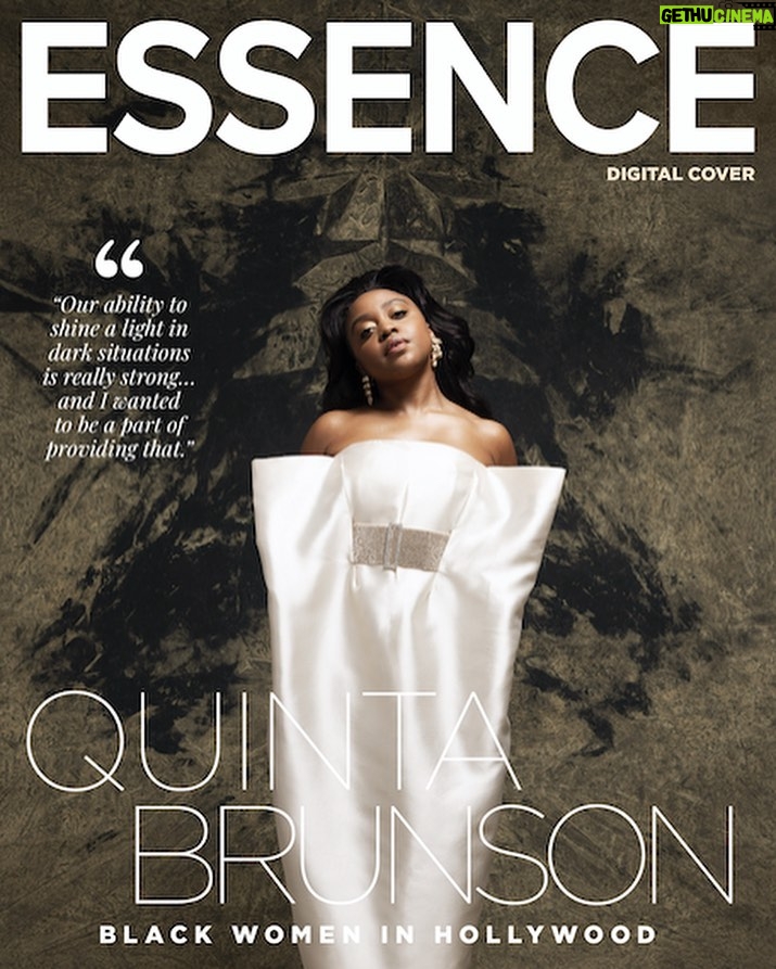 Quinta Brunson Instagram - Hello hi I’m on the cover of @essence. What a dream come true. @essence #ESSENCE Writer: Veronica Wells @vdubshrug Photography by JD Barnes / @jdthecombo Makeup: Renee Loiz @reneeloizmakeup using Dior Beauty at @tmgla Hair: Randy Stodgill @hairjunkierandy for Opus Beauty using GHD Stylist: Scot Louie @scotlouie for the @thewallgroup Stylist Assistant: Chad Hudson @treatment28 Fashion Market Editor: Marissa Pelly @marissa_pelly Manicurist: Alex Jachno @ajax_jachno at Opus Beauty using Chanel Le Vernis Prop Stylist: Charlotte Malmof @charlotte_props Video: Harold Henderson Editor: Tabitha Corley @giftoftabmedia