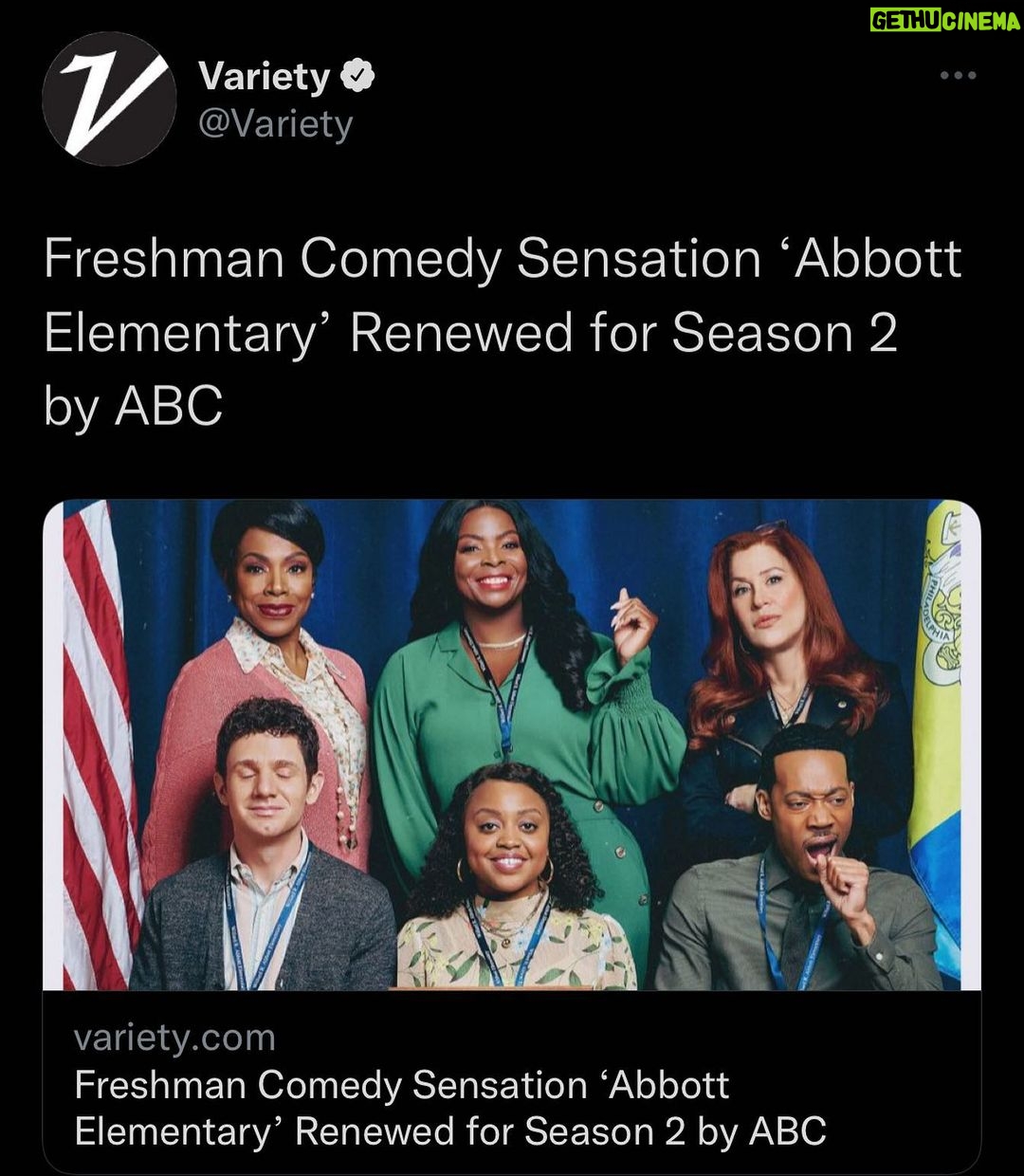 Quinta Brunson Instagram - Let’s get it.