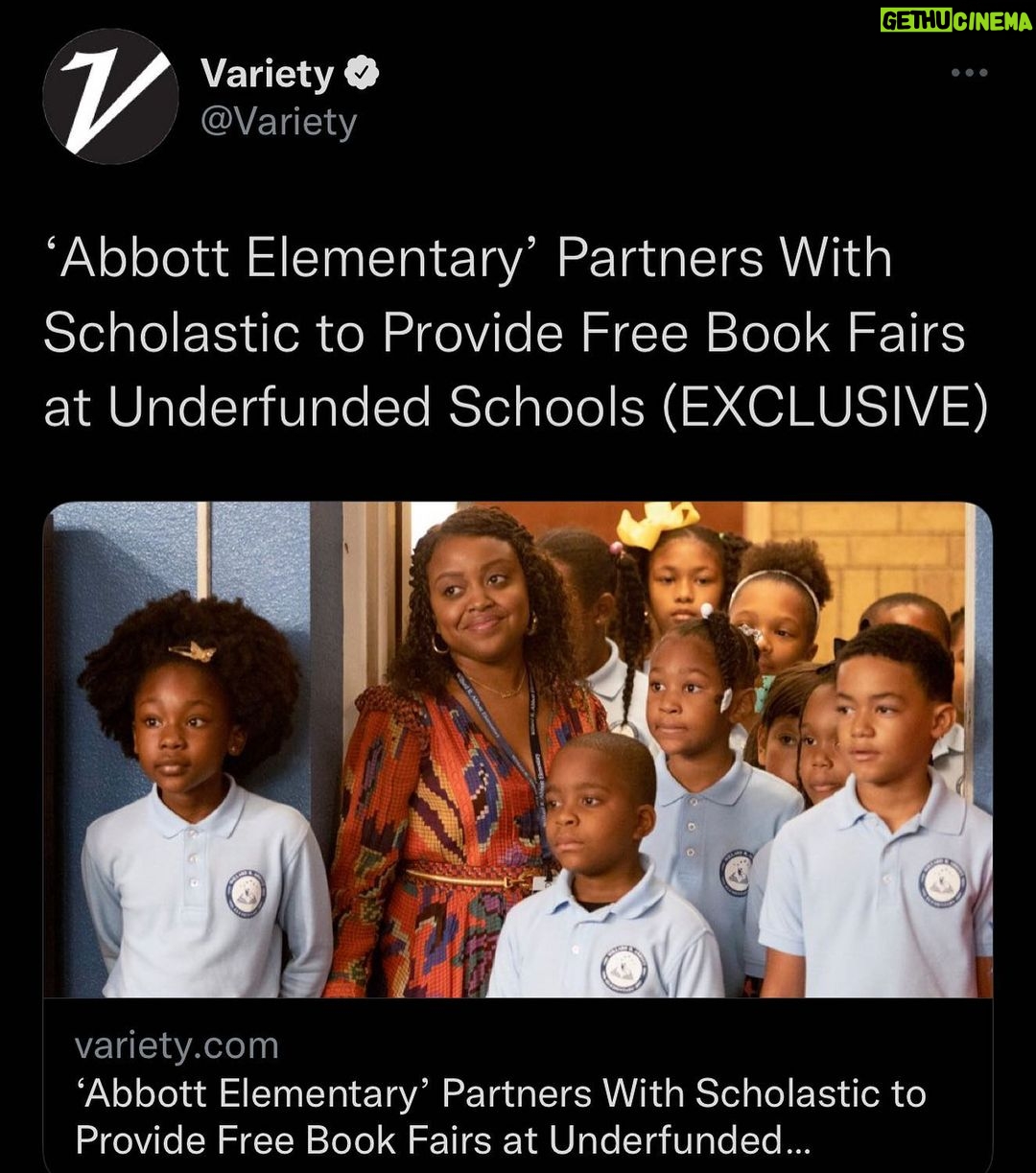 Quinta Brunson Instagram - We’re so excited that we get to do this! @abbottelemabc 🤝 @scholasticinc