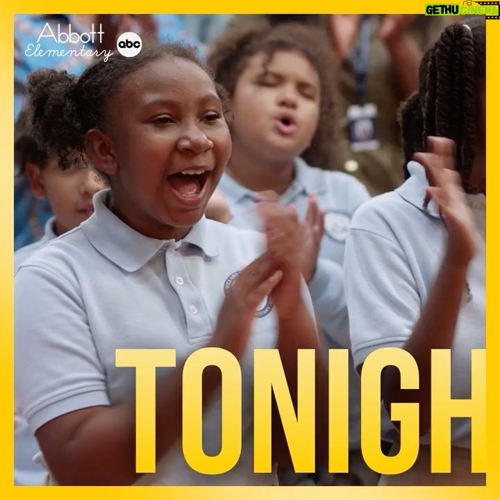 Quinta Brunson Instagram - Brand new episode of #abbottelementary tonight at 9pm on ABC!