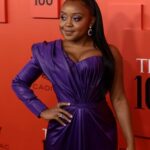 Quinta Brunson Instagram - The @time gala was such a good…time :) #time100 Hair: @hairbykmiller Wardrobe: @bryonjavar MUA: @reneeloizmakeup Dress: @dolcegabbana Central Park, New York