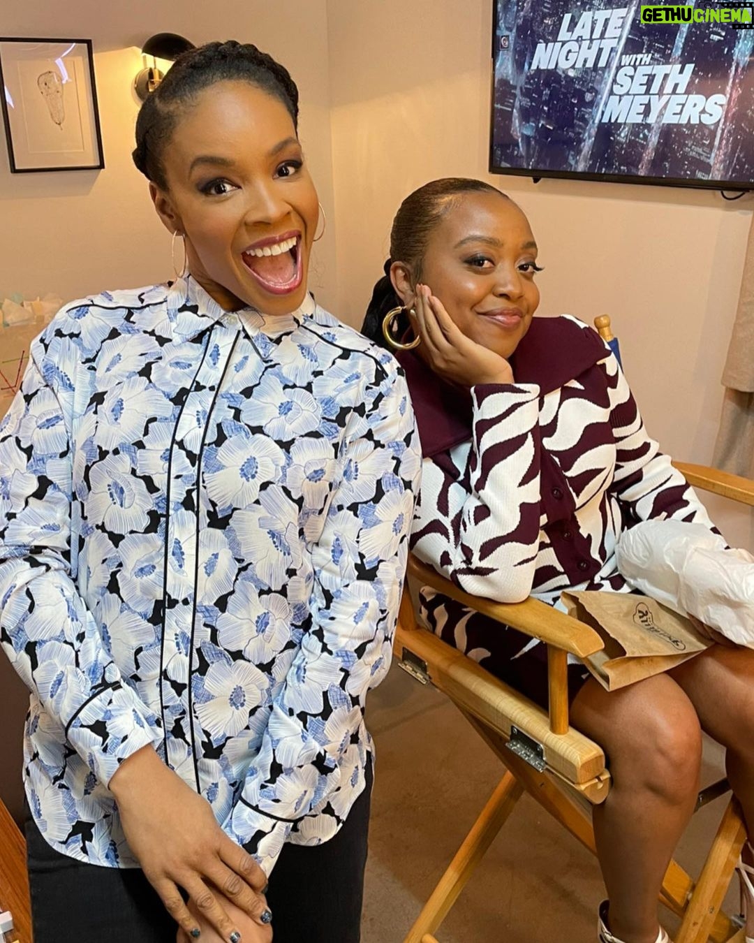 Quinta Brunson Instagram - Had the best time with the best people at @latenightseth