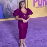 Quinta Brunson Instagram - The Color Purple Premiere 💜 Hair: @alexander_armand Mua: @kashalassien Stylist @highheelprncess This film is filled with legends and people I admire. An added bonus: a former Abbott Elementary student/actor is in the film 🥹 I’m so proud of Jamaal :)