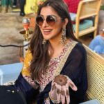 Raai Laxmi Instagram - Darker the shade ,Stronger the Love ❤️🧿 Happy Valentines Day 🌹❣️ Earrings : @minerali_store Hilton Salwa Beach Resort & Villas
