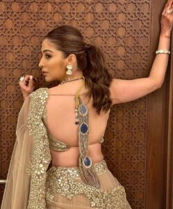 Raai Laxmi Instagram - Bloom with Grace 💛🧿 Wearing : @abhinavmishra_