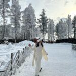 Raai Laxmi Instagram – Let it shine , let it shine , let it shine ✨ 
 #MyHappyPlace 🧿🥶 #winterwonderland ❄️☃️🏂 Santa Claus Village