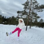 Raai Laxmi Instagram – Paradise 💖🤍❄️🥶🧿 Lapland, Finland