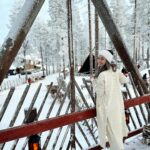 Raai Laxmi Instagram – Let it shine , let it shine , let it shine ✨ 
 #MyHappyPlace 🧿🥶 #winterwonderland ❄️☃️🏂 Santa Claus Village