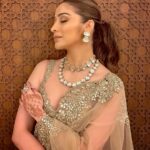 Raai Laxmi Instagram - Simplicity is the keynote of all true elegance 💛❤️🧿 👗: @abhinavmishra_ Jewellery: @minerali_store