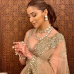 Raai Laxmi Instagram – Simplicity is the keynote of all true elegance 💛❤️🧿

👗: @abhinavmishra_ 
Jewellery: @minerali_store