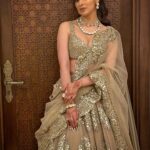 Raai Laxmi Instagram - ❤️🌹With the heart of another Era. 🌹❤️🧿 #GraceOverGrudges 🌹🧿 Wearing : @abhinavmishra_ Jewellery : @minerali_store DOHA - Qatar