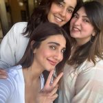 Raashi Khanna Instagram - Movie date with my girls and a विचित्र प्राणि @bodhayanroychaudhury 🍿 @_vaanikapoor_ @rabbeqaiqbal @makeupbyshefali.s ♥️