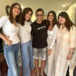 Raashi Khanna Instagram - Movie date with my girls and a विचित्र प्राणि @bodhayanroychaudhury 🍿 @_vaanikapoor_ @rabbeqaiqbal @makeupbyshefali.s ♥️