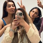 Raashi Khanna Instagram - A long awaited reunion! My L.S.R gang! 💙 @karunya.0706 @craycrayalert Swipe till the end to see my friend Sasha ditching me to join an alternate profession. 🤪 You can hear her laugh too. 😂