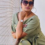 Rachitha Mahalakshmi Instagram - 🌟Balancing between sadness nd happiness is life🌟 😎😎😎😎😎😎😎 Makeover @jokishmakeover 🥰 Hairstyle @vanithapatil_makeover_hair 😇 #rachithamahalakshmi #ranganayakamoviepromotions