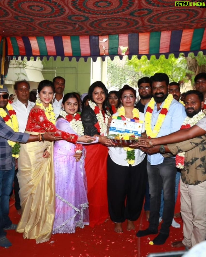 Rachitha Mahalakshmi Instagram - All about today's press meet All d best team ππ»ππ»ππ»ππππ "Xtreme" movie promotions πππ»ππ»ππ»ππ»ππ» @thewowbakers lovely suprise cake π₯°π₯°π₯°π₯°π₯° #xtreme #siegerpictures #rmcreationsproductioncompany #rmcreations