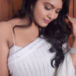 Rachitha Mahalakshmi Instagram - There is a reason we don’t see the world in black and white 🤍🤍🤍🤍 “Create“ Don’t “Hate”.. Outfit styled by @dharaniofficialpage 😇🤍 Nail art by @makeoverstudio_official 😍😇🥰😍😇🥰 Lovely make over by @jokishmakeover 🥰🥰🥰🥰🥰 Hairstyle @glamupbynandinis 😍 #ranganayaka #ranganayakamoviepromotions