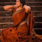 Rachitha Mahalakshmi Instagram - Integrity reveals the Beauty....... 😇😇😇😇😇 @saranjphotography #sareelove #integralwoman