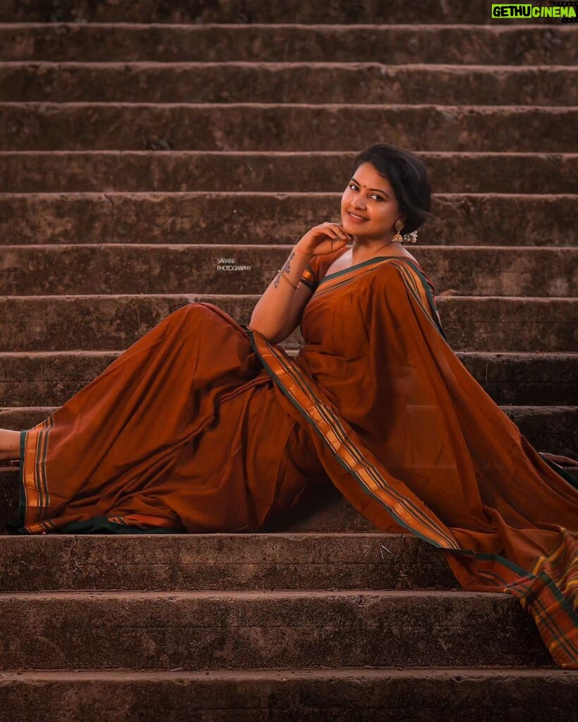 Rachitha Mahalakshmi Instagram - Integrity reveals the Beauty....... 😇😇😇😇😇 @saranjphotography #sareelove #integralwoman