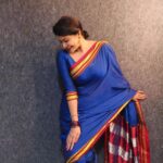 Rachitha Mahalakshmi Instagram - Saree 💙❤️💙❤️💙 that makes me most comfortable to carry in nd out.... 😇😇😇😇💙💙💙 And To many who r found of my nose pin collections which is my Statement already 😍 😇 they all r from @kushalsfashionjewellery 😇 #sareelove #ilkalsaree #nosepins #nosepinlovers