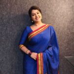 Rachitha Mahalakshmi Instagram - Saree 💙❤️💙❤️💙 that makes me most comfortable to carry in nd out.... 😇😇😇😇💙💙💙 And To many who r found of my nose pin collections which is my Statement already 😍 😇 they all r from @kushalsfashionjewellery 😇 #sareelove #ilkalsaree #nosepins #nosepinlovers