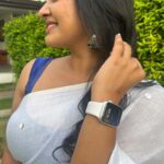 Rachitha Mahalakshmi Instagram - Above all else, Embrace ur flaws……😇😇😇😇😉😉😉 💙🤍💙🤍💙🤍💙🤍💙🤍💙 I Myself am entirely made of flaws , but stitched together with good intentions…..😇😇😇😇😇 #flawsome 😇
