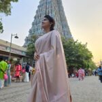 Rachitha Mahalakshmi Instagram - Feeling divine 😇 #maduraimeenakshiammantemple