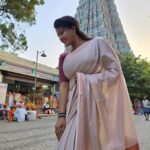 Rachitha Mahalakshmi Instagram – Feeling divine 😇
#maduraimeenakshiammantemple