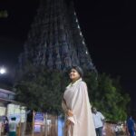 Rachitha Mahalakshmi Instagram – Feeling divine 😇
#maduraimeenakshiammantemple