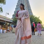 Rachitha Mahalakshmi Instagram – Feeling divine 😇
#maduraimeenakshiammantemple