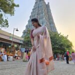 Rachitha Mahalakshmi Instagram - Feeling divine 😇 #maduraimeenakshiammantemple