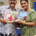 Rachitha Mahalakshmi Instagram - After a long time 😇😇😇😇😇 Thank u for having me in the show @sihikahichandru sir 😍😍😍😍😍😍 @bombaatbhojana #bombaatbhojana #starsuvarna