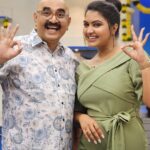 Rachitha Mahalakshmi Instagram - After a long time 😇😇😇😇😇 Thank u for having me in the show @sihikahichandru sir 😍😍😍😍😍😍 @bombaatbhojana #bombaatbhojana #starsuvarna