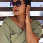 Rachitha Mahalakshmi Instagram - 🌟Balancing between sadness nd happiness is life🌟 😎😎😎😎😎😎😎 Makeover @jokishmakeover 🥰 Hairstyle @vanithapatil_makeover_hair 😇 #rachithamahalakshmi #ranganayakamoviepromotions