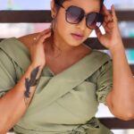 Rachitha Mahalakshmi Instagram - 🌟Balancing between sadness nd happiness is life🌟 😎😎😎😎😎😎😎 Makeover @jokishmakeover 🥰 Hairstyle @vanithapatil_makeover_hair 😇 #rachithamahalakshmi #ranganayakamoviepromotions