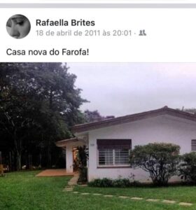 Rafa Brites Instagram - Casamos dia 11. 11.11 mas antes disso a gente ja estava construindo nossa vida! Eu sempre falo de amor em datas especiais… hoje resolvi falar de projetos, de transformar sonhos em realidade… dos frutos de um amor. A gente se conheceu se apaixonou e ja começou a construir. O tal “farofa” foi nosso primeiro elo, com duas semanas de namoro o adotamos … logo o bisteca .. xavier… Essa casa era muito maior do que o sobrado que a gente morava, nos tínhamos o valor da entrada e de uma reforma. Como sempre custou o dobro. (Nós endividamos nível perder o sono). Mas sabíamos que uma hora sairíamos do aperto e assim foi… anos depois juntamos o $ pra quitar o financiamento. Saímos do banco e fomos comemorar.! Passamos por isso sempre, cada conquista. Certa vez na casa dos nossos amigos Serginho Groisman e da Fê sentei no melhor sofá da vida. Fui ver o preço… quase morri kkkk.! Mas um ano depois passei na vitrine da tal loja e ele estava com 50% de desconto… me endividei , comprei. E de tanta animação “engravidamos “ no tal sofá sem planejar kkkkk. Mais noites sem dormir, eu no auge da correria na Globo , Felipe mudando de programa de cidade… E la fomos nos ! E B.0 s e vazamentos … (descobri um hoje inclusive no teto da cozinha.) Mas casar também é isso… é fazer cotações de plano de saúde é achar fiador pra aluguel e ficar indignado com o preço de uma desculpinização… Casar vai muito além do amor. As vezes a vida prática e a burocracia vencem o amor , o aniquilam . A gente segue… e faz mais filho , ganha uma afilhada… e mais reforma . E troca os batentes das portas e materializa um sitio que sonhei , adota um lagarto…Pra janeiro o sonho é que a gente consiga fazer um galinheiro… Pq é assim que temos feito. A gente segue… inventa… depois pensa como vai fazer. São muitos anos assim nos recusando desistir dessa história pq ela vale. Pq mesmo nos dias mais difíceis ainda seria pior acordarmos separados. Não termos algo para sonharmos juntos… Te amo bichinho @andreolifelipe . Seguimos!