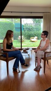 Rafa Brites Instagram - Hoje no Globo Reporter falamos sobre vaidade, autoestima, e até onde essa eterna insatisfação pode nos levar… Que honra receber a @sandra.annenberg.real , nem sei dizer como sou fã dessa mulher. @globoreporter @sandra.annenberg.real