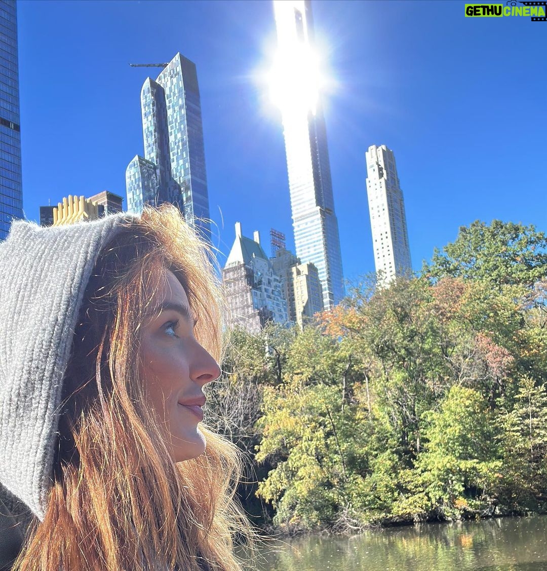 Rafa Brites Instagram - Um solzinho nesse frio delicia que esta aqui em NY! Central Park, New York